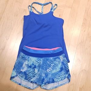 Ivivva shorts and tank Youth 10-12
